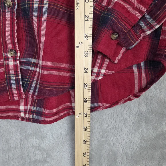 Hollister Red and Blue Plaid Shirt - Picture 4 of 6